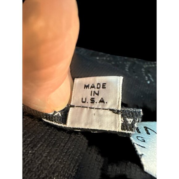 St. John Bodycon V-Neck Dress With Rhinestone Embellished Top Black Size 12 EUC - Picture 7 of 8